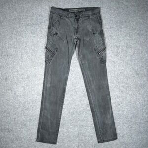 Diesel denim pants mens 28 Grey Cargo Slim Moto Biker Tactical Gorpcore Slim